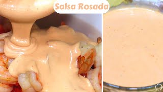 Como Hacer &quot;Salsa Rosada&quot; | How to Make &quot;Salsa Rosada&quot; (Pink Sauce)