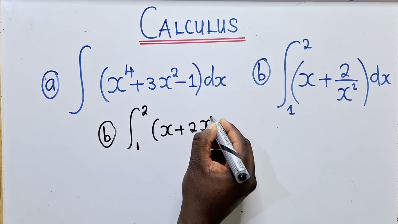 CALCULUS || Integration || Integral of (x⁴+3x²-1) and (x+2/x²) with limit's.