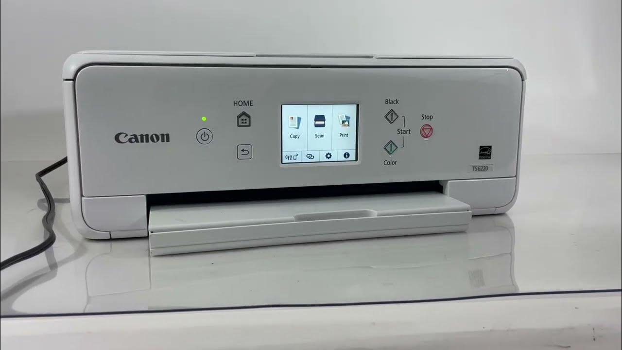 CANON PIXMA TS6220 Wireless Digital Photo Color InkJet Printer White