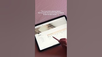 POV : tu as créé le planner Notion dont tu aurais rêvé quand tu étais étudiante