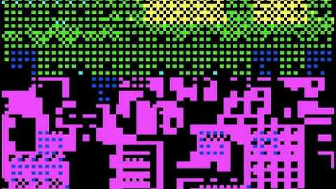 Max Capacity: cityscape 07A ZX (C64 Animated Re-remix with color cycle)(slow) (loop).avi