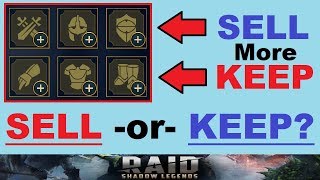 *SELL* -or- *KEEP*?.. When To -SELL- Artifacts vs -KEEP- Them in RAID: Shadow Legends