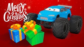 Christmas Monster Truck Cartoon for Kids | Monster Truck Adventures | Special Christmas Episode