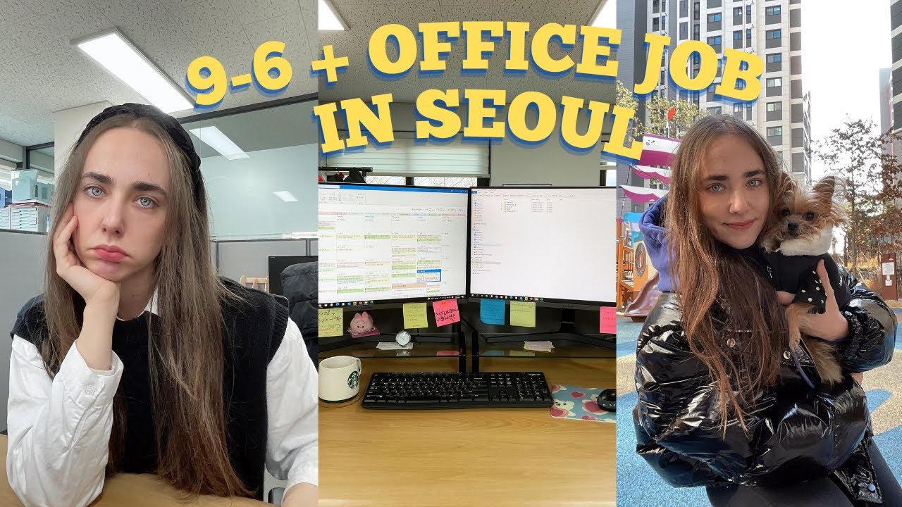 A VERY busy work week in my life in Seoul / office job, visa, Korean ...