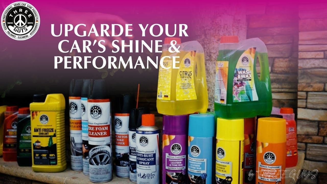 Upgrade Your Car’s Shine & Performance with THREE GUYS