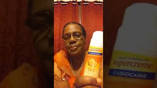 MAX STRENGTH ASPERCREME WITH LIDOCAINE BERGAMOT ORANGE REVIEW/TRYIT SAMPLING