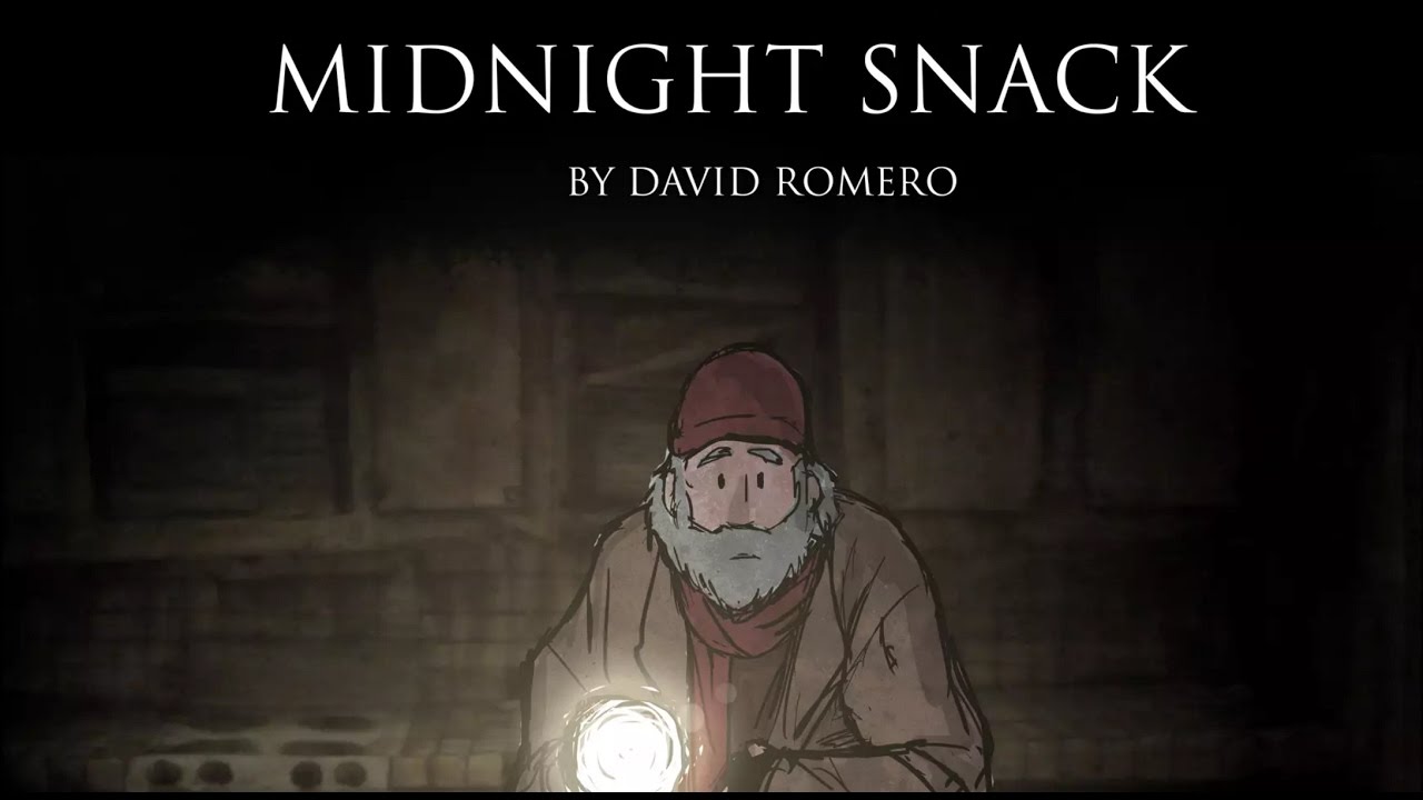 ⁣Midnight Snack horror animation by David Romero