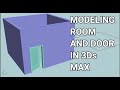 How to Make Room from Box in 3ds Max | How to Create Door in 3ds Max