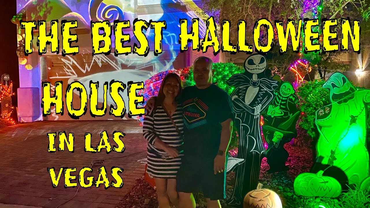 THE BEST HALLOWEEN DECORATED HOUSE WITH SHOW IN LAS VEGAS/PROJECTION