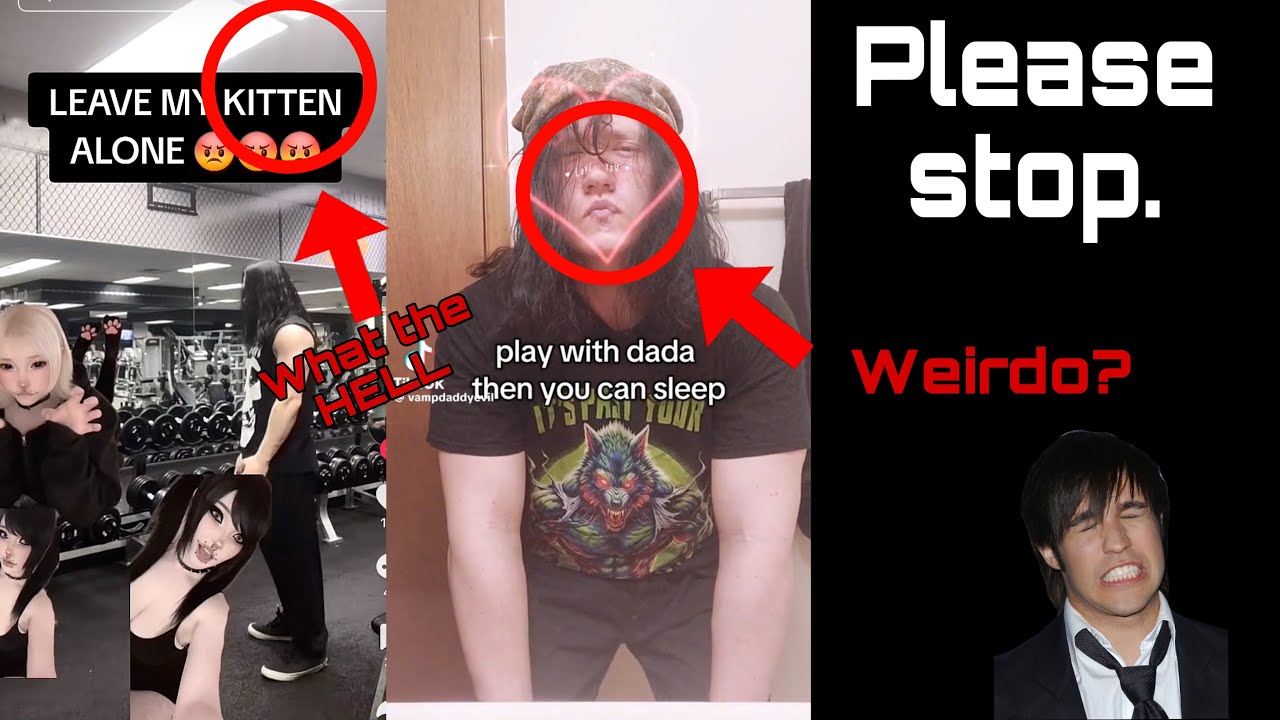 A goth dude who is just weird…. (A video about vampdaddyevil)