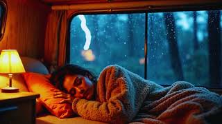 🌧 Storm Rain and Wind Buffeting the Car While She Sleeps Peacefully 9 Hours 🌧🚗🌙