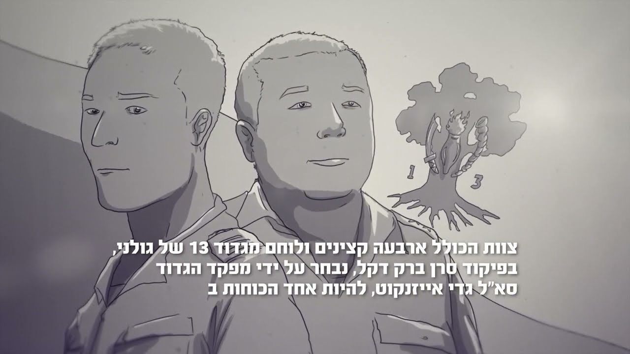 מבצע כחול וחום - כוח ברק - ברק דקל ו עדי כרמי בסרט שהופק ע