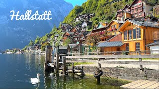 [4K]Hallstatt, Austria: A picturesque Swan Village, one of the world's most popular places 2023