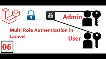 (06) Authentication System in Laravel | Apply Middleware on Routes | Admin User Authentication