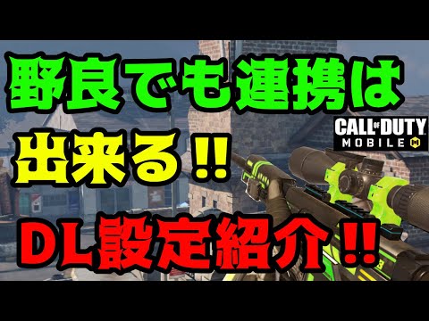 【Codモバイル】野良に合わせた立ち回り‼︎DL設定紹介‼︎【DLQ33】