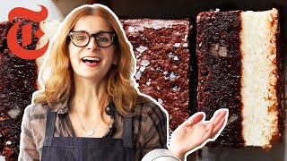 Gooey Bittersweet Brownie Shortbread | Melissa Clark | NYT Cooking