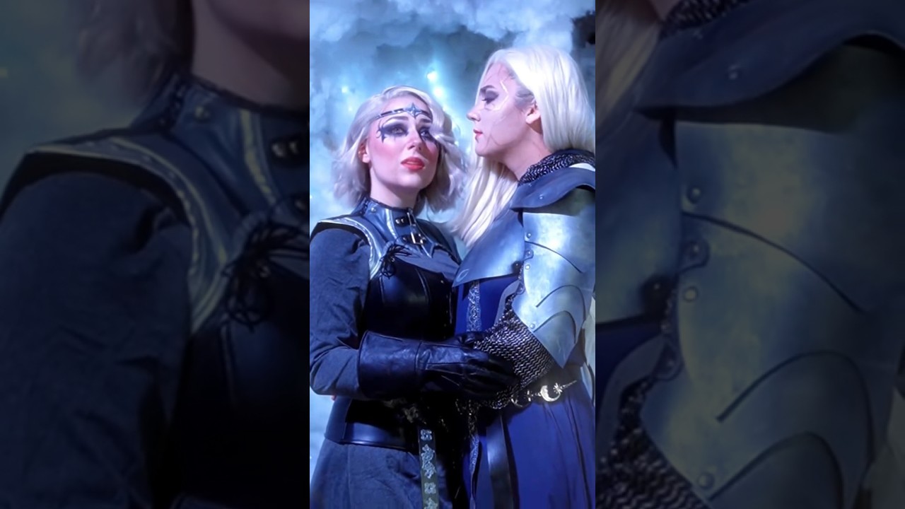 Dame Aylin and Darling Isobel 🤍 #bg3 #bg3cosplay #baldersgate3 #dameaylin