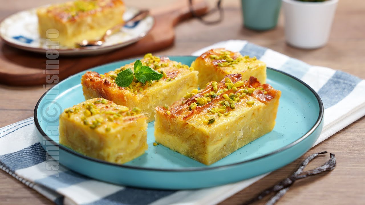 Placinta incretita cu vanilie, cea mai buna si mai simpla placinta JamilaCuisine YouTube