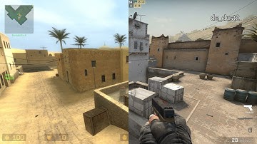 Counter Strike: Source vs Global Offensive | Graphics Comparison