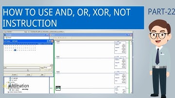 RSLogix500 Programming Part-22 | AND, OR, XOR, NOT INSTRUCTION