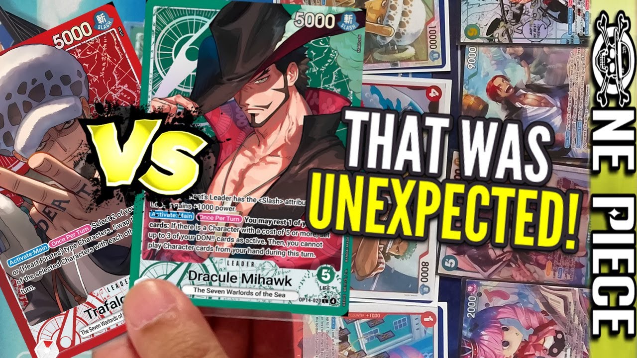ЭТО ЧИСТАЯ СИЛА? | Дракуль Михок против Трафальгара Ло | Геймплей One Piece TCG (OP13-OP14)