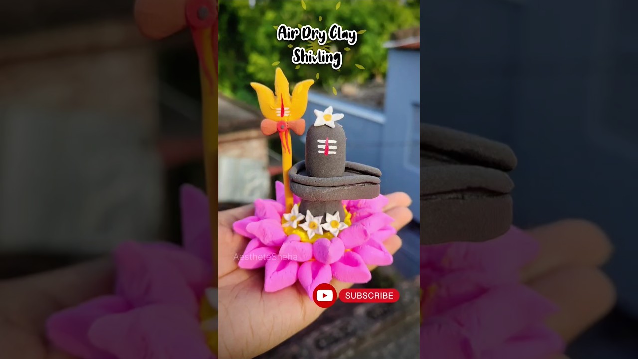 Air Dry Clay Shivling🕉️ | 