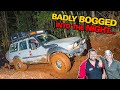 STUCK on the side of a 4x4 mountain... Winching to MIDNIGHT - Best 4WD tracks near Brisbane