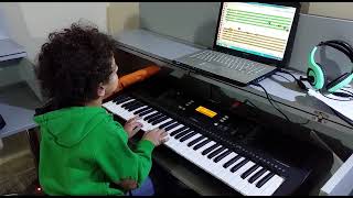 Soft mozart graduation recital 2022: Andrew(5) plays Turkish March screenshot 4