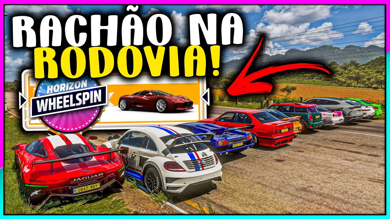 RACHÃO NA RODOVIA DE ROLETA - DEU BOM? FORZA HORIZON 5