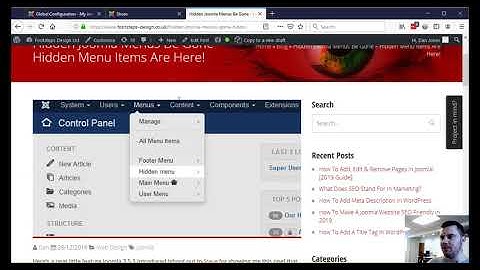 STOP Using Joomla Hidden Menus [Joomla Hidden Page Guide 2019]