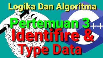 Logika Dan Algoritma (IdentifireDan Type Data) Pertemuan Ke
