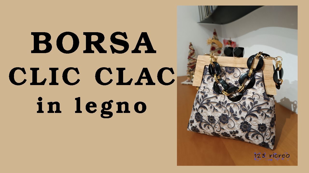 Chiusura clic clac in legno