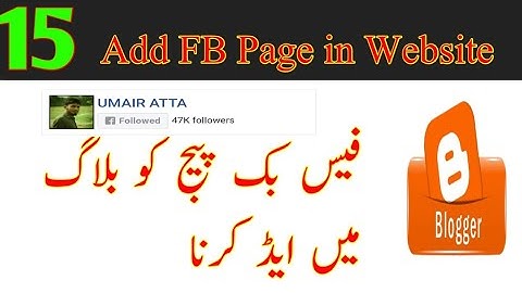 Add Facebook Page Plugin to Blogger - 2023 | Add Facebook page to Blogger | Facebook Plugin