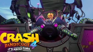 CRASH BANDICOOT 4 IT'S ABOUT TIME N. CORTEX BOSS FIGHT GAMEPLAY! (4TH TIMES A CHARM COMPLETE LEVEL!)
