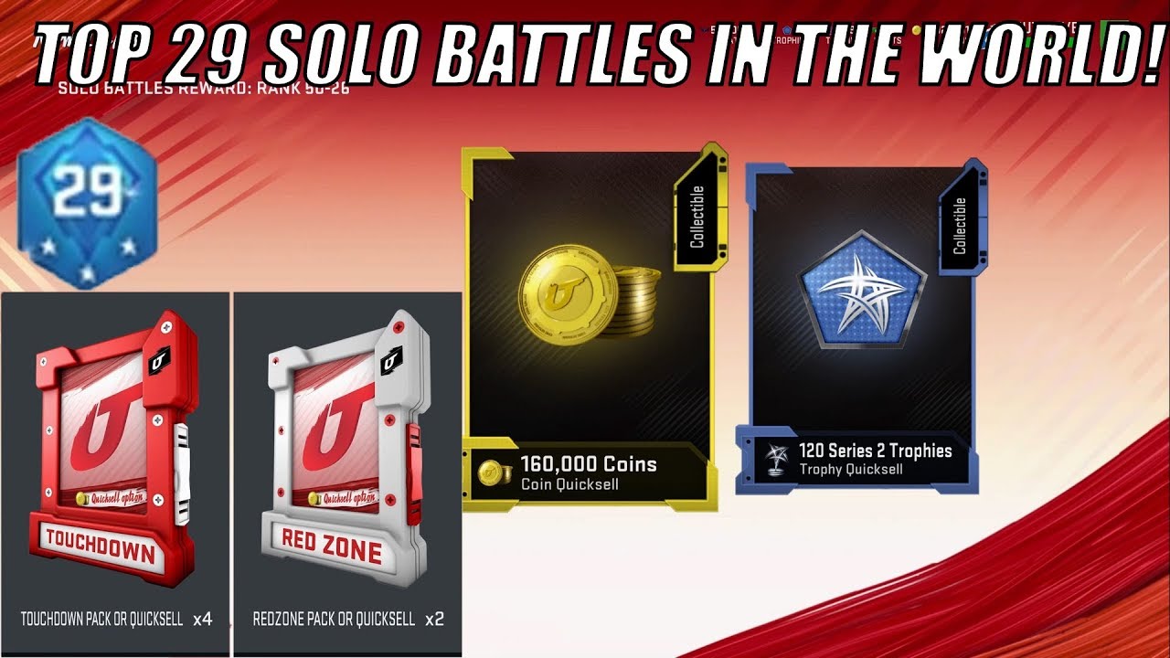 #29 SOLO BATTLES IN THE WORLD! Madden 20 Ultimate Team