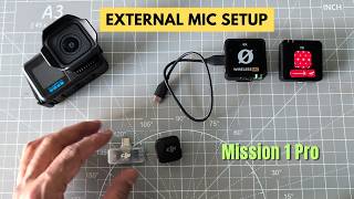 How to Connect External Mic to Mission 1 Pro