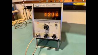 HP 5221A Nixie tube counter - KJ7E