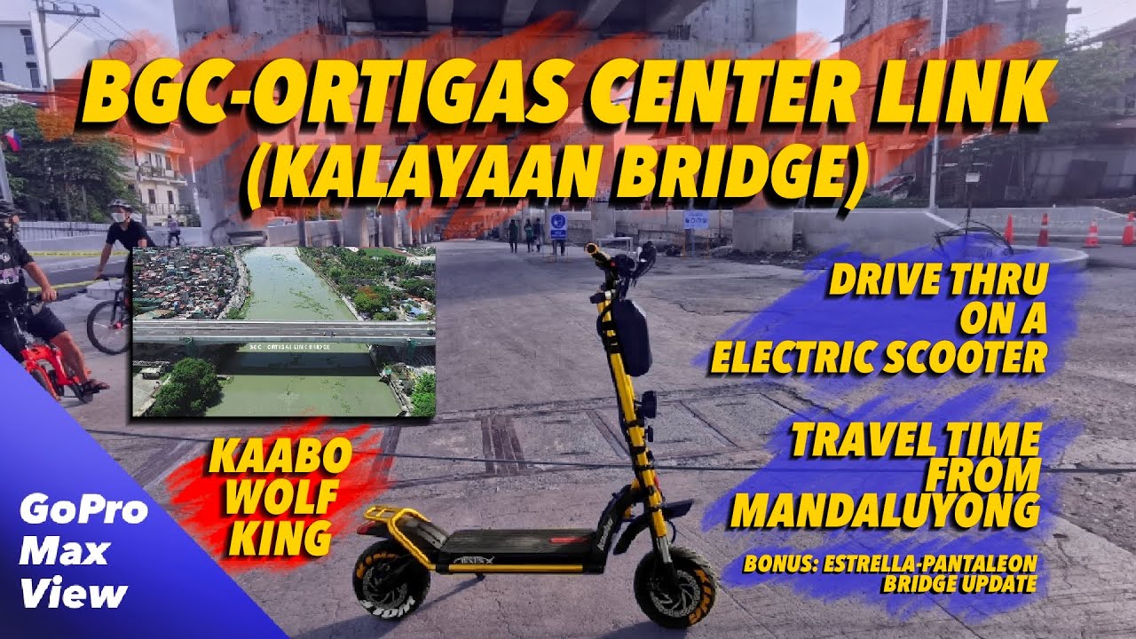 NOW OPEN! BGCOrtigas Bridge Electric Scooter DriveThrough From