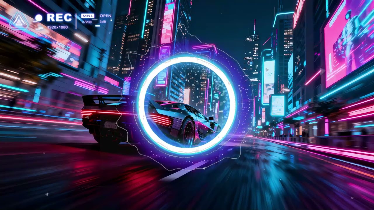 Cyber Skyline Hologram 🌆 Mellow Synth Beats | 静心学习 / 高效工作 BGM 