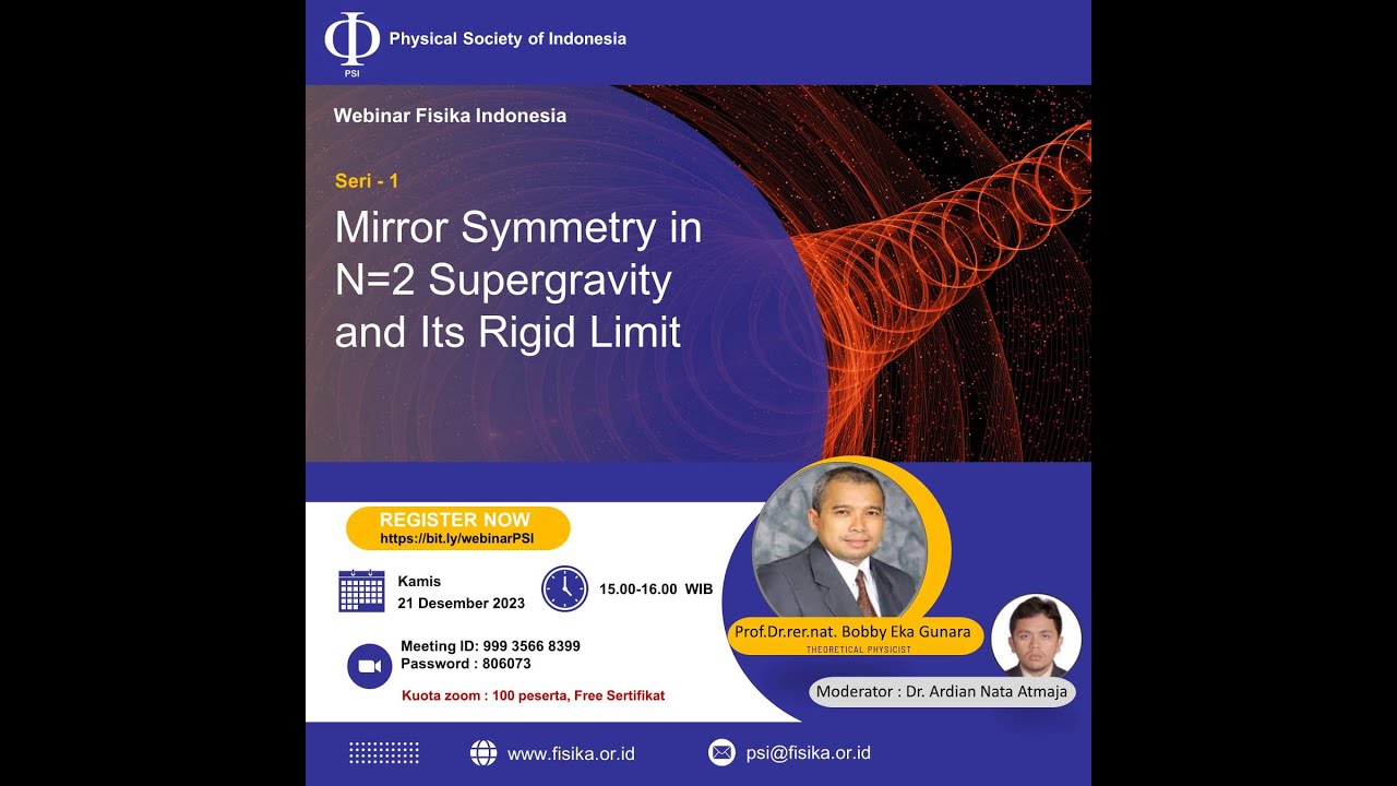 Mirror Symmetry in N=2 Supergravity and Its Rigid Limit [Prof. Bobby ...