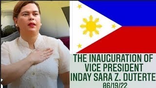 The Inauguration of Mayor Inday Sara Duterte-Carpio as the 15th Vice President of the Philippines