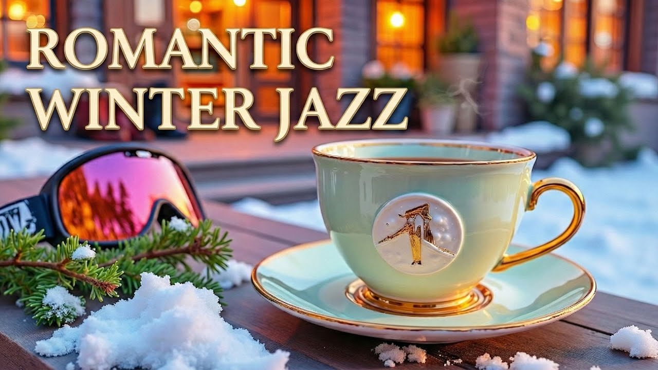 Romantic Winter Jazz ❄️ Smooth Background Music for Ski Lodge, Sleep, Study, Relief, Work & Focus
