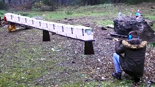 Видео Сможет ли 100000 слоев бумаги оставновить пулю? (автор: Enjoy Travel)