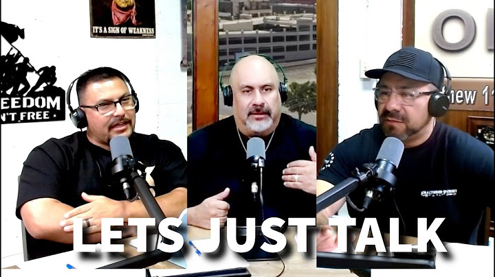 Let's Just Talk - Episode 46 - Iran conflict - Trump Amnesty - Florida Sheriff