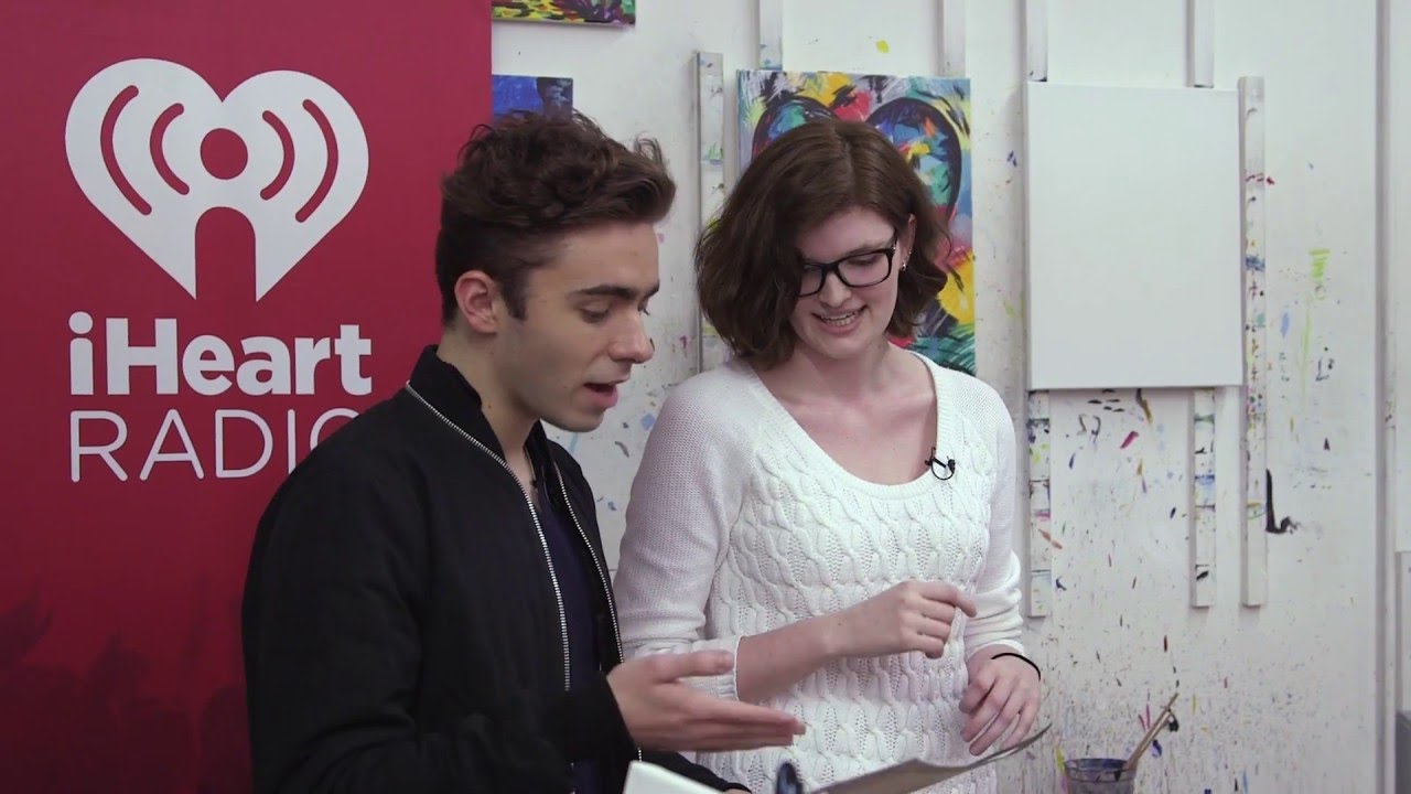 Nathan Sykes Meets and Paints with Fans
