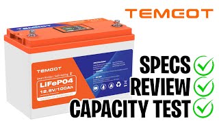 Temgot Lithium Battery Review - 100Ah - LOADED with Features! Under $300!