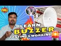 Buzzer testing and working using multimeter