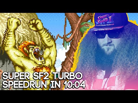 [WORLD RECORD] Super Street Fighter II Turbo Arcade Mode (Hardest, Blanka) Speedrun in 10:04