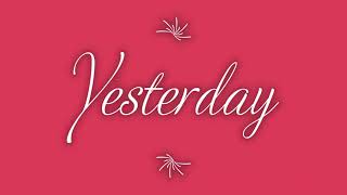 Yesterday - The Beatles Cover By Saela