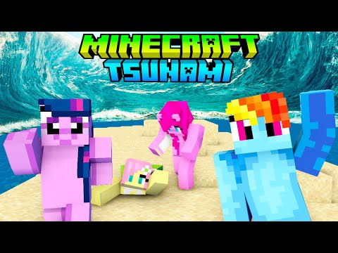 Minecraft My Little Pony VS Tsunami